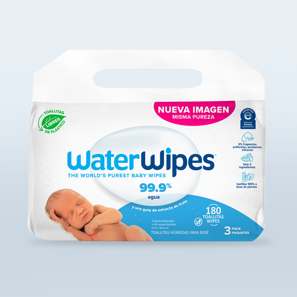 Pañitos Humedos - WaterWipes – Ecotú: Cuidados naturales para bebés y niños
