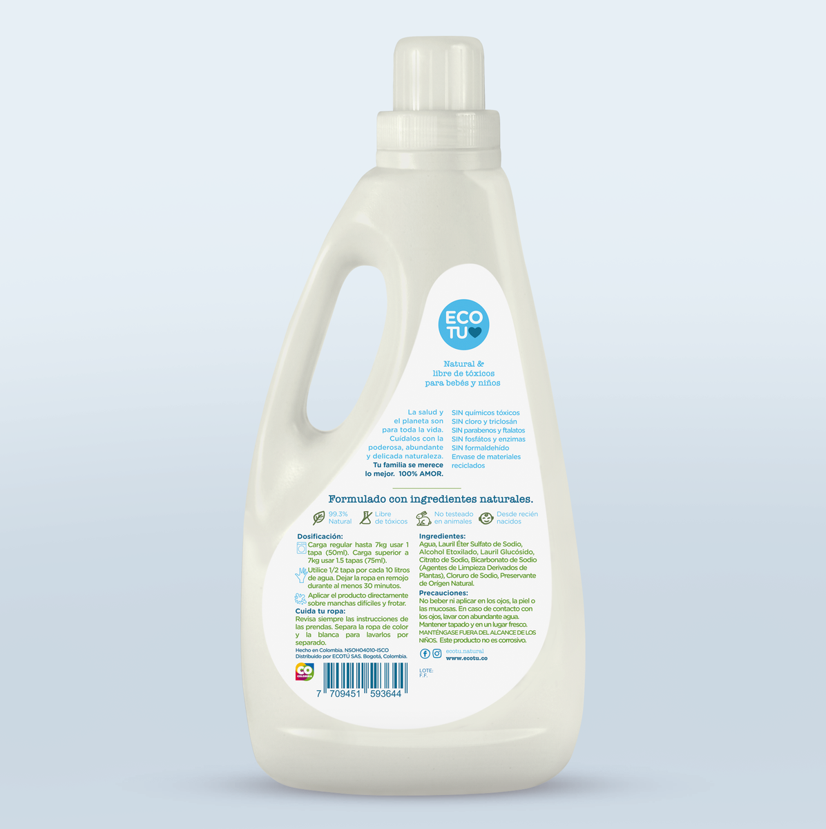 Detergente Ropa Bebés – Ecotú: Cuidados para bebés y niños