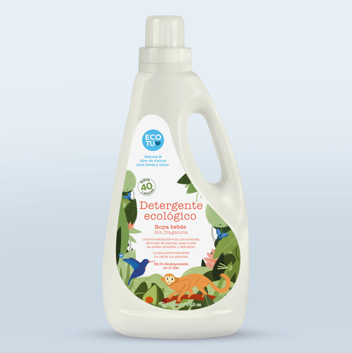 Detergente biodegradable Bebé con suavizante 3 lt - Teza Clean