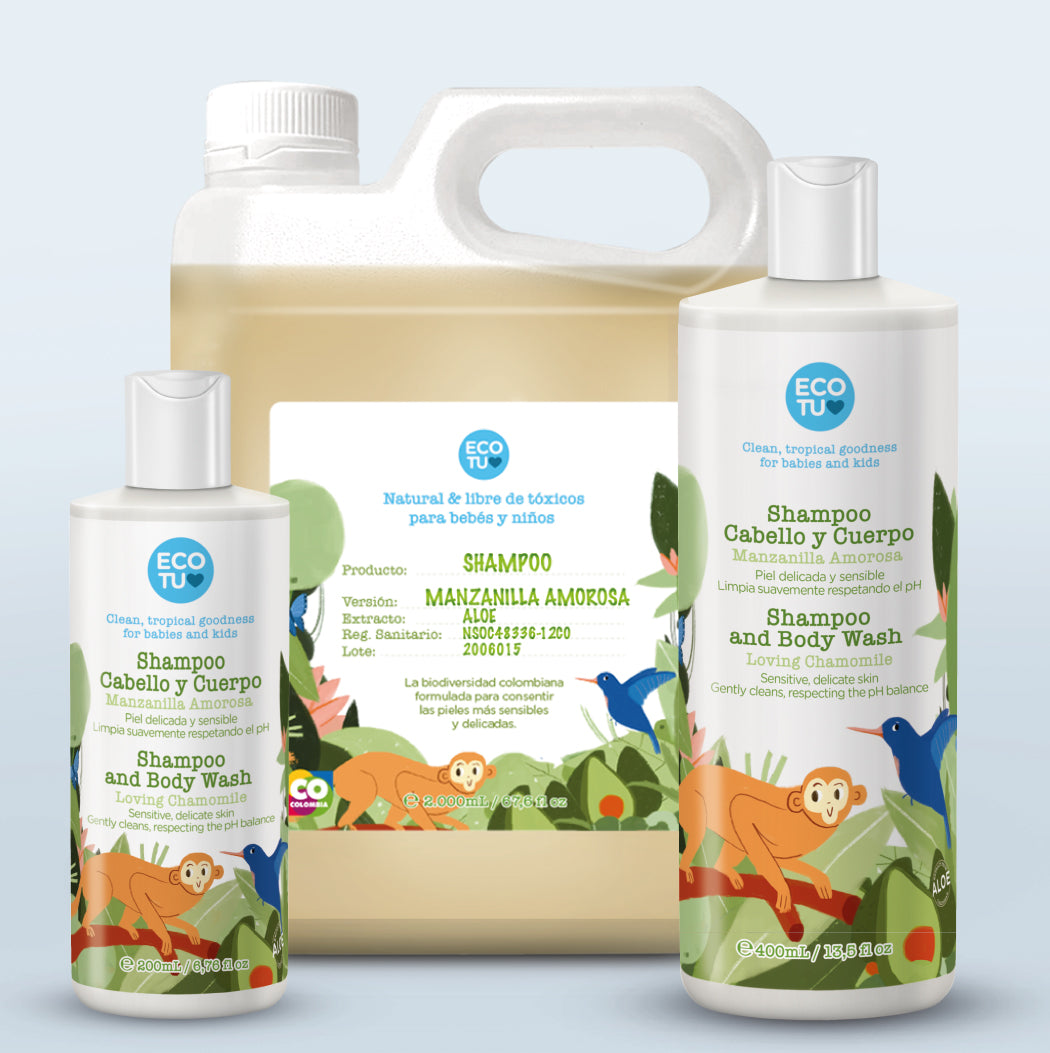 Shampoo para bebé Ecotú – Ecotú: Cuidados naturales para bebés y