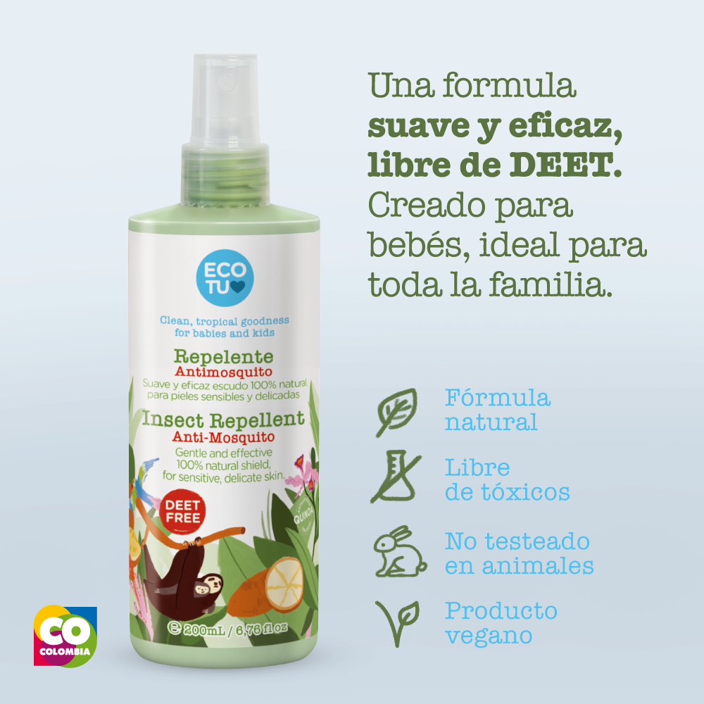 Repelente para bebé | Ecotú – Ecotú: Cuidados naturales para bebés y niños