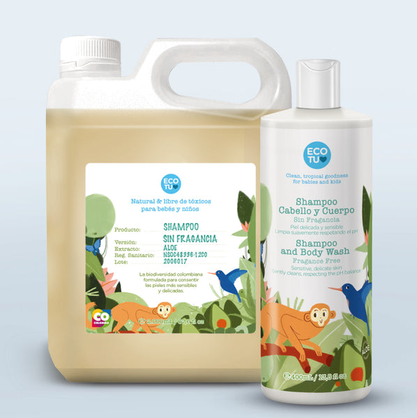 Shampoo para bebés Ecotú – Ecotú: Cuidados naturales para bebés